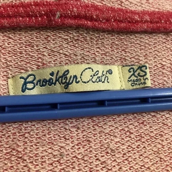 Brooklyn Cloth Pink  Zip Up Hoodie XS - Picture 9 of 13